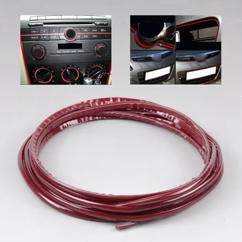 beler DIY Dream 3 Meters 4mm Car Styling Interior Decoration Moulding Trim Stylish Strip Line w/3M tape Red Adhesive Mouldings
beler DIY Dream 3 Meters 4mm Car Styling Interior Decoration Moulding Trim Stylish Strip Line w/3M tape Red Adhesive Mouldings
