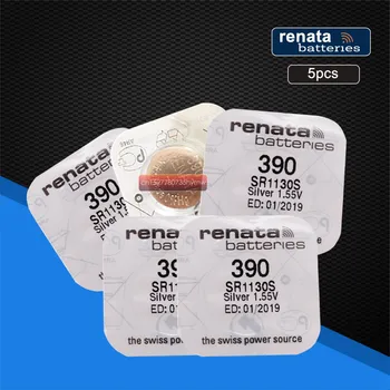 5pack Renata Silver Oxide Watch Battery 390 SR1130SW 1130 1.55V 100% original brand renata 390 renata 1130 battery
5pack Renata Silver Oxide Watch Battery 390 SR1130SW 1130 1.55V 100% original brand renata 390 renata 1130 battery
