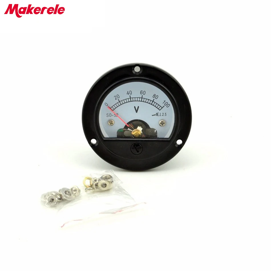 AC 0-100V Analog Voltmeter Analog Panel volt Meter voltage Tester charger doctor Voltimetro Diagnostic-tool
AC 0-100V Analog Voltmeter Analog Panel volt Meter voltage Tester charger doctor Voltimetro Diagnostic-tool
