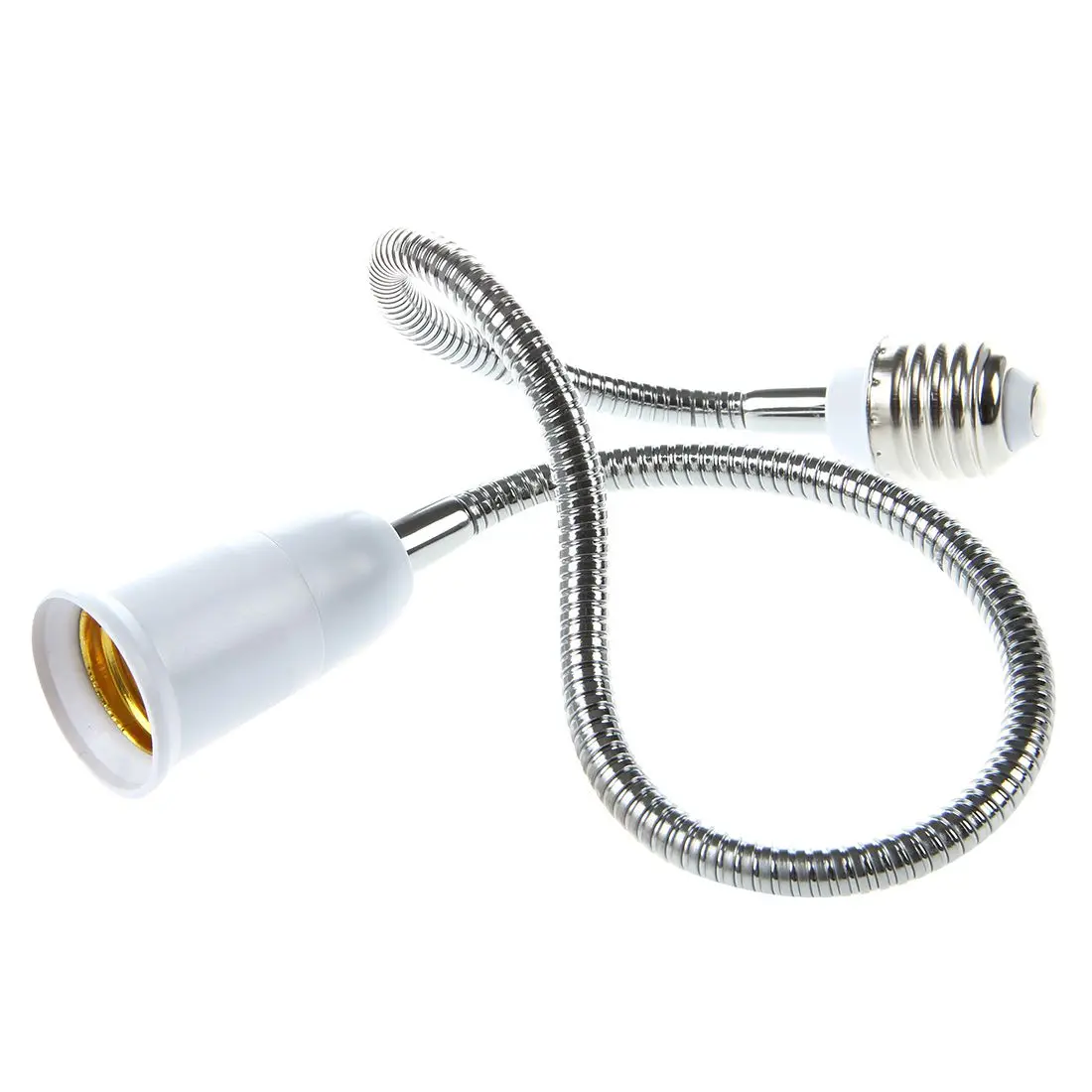 E27 to E27 Light Lamp Bulb Flexible Extension Adaptor Converter (White,60cm)
E27 to E27 Light Lamp Bulb Flexible Extension Adaptor Converter (White,60cm)