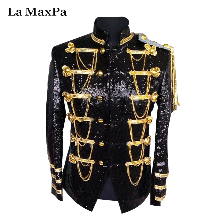 La MaxPa 2017 new style male singer DJ stage costume Club bar hosted Jacket Big Size Outerwear performance suit costumes yy13
La MaxPa 2017 new style male singer DJ stage costume Club bar hosted Jacket Big Size Outerwear performance suit costumes yy13