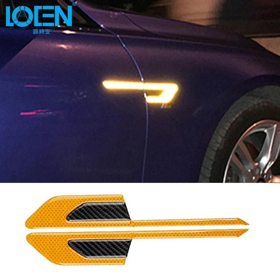 1pair Carbon fiber Car Reflective Strips Stickers Motorcycle Decoration Automobiles Safety Warning Mark Tapes Decal car styling
1pair Carbon fiber Car Reflective Strips Stickers Motorcycle Decoration Automobiles Safety Warning Mark Tapes Decal car styling