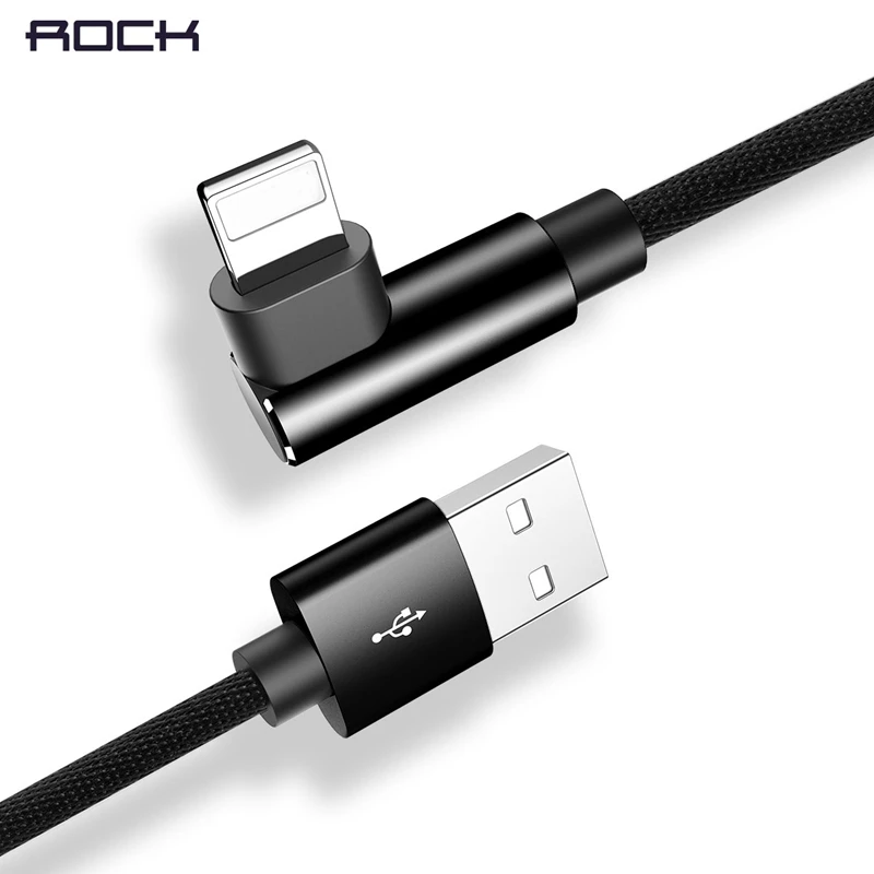 ROCK Double L Bending Metal USB Charging Cable For iPhone X 8 7 6 plus, 1.5A USB Charging Cable for iPhone Charger
ROCK Double L Bending Metal USB Charging Cable For iPhone X 8 7 6 plus, 1.5A USB Charging Cable for iPhone Charger
