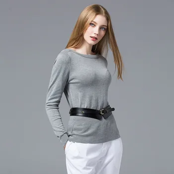 SFFZ 2019 Women Sweater Slash Neck Elasticity Slim Waist Long Sleeve Casual Woman Pullovers Knitted Sweaters Tops Grey Red Blue
SFFZ 2019 Women Sweater Slash Neck Elasticity Slim Waist Long Sleeve Casual Woman Pullovers Knitted Sweaters Tops Grey Red Blue