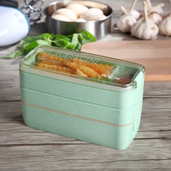 Wheat Straw Microwave Oven Lunch Box For Food Storage Container Leakproof Bento Box Portable School Kid Picnic Set Organizer Box 
Wheat Straw Microwave Oven Lunch Box For Food Storage Container Leakproof Bento Box Portable School Kid Picnic Set Organizer Box
