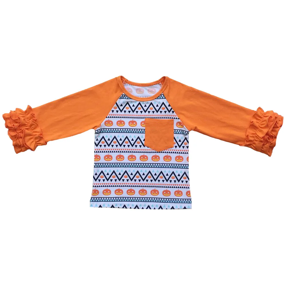 baby girls halloween pumpkin raglans girls boutique ruffle raglan fall winter christmas new year t-shirts top children clothing
baby girls halloween pumpkin raglans girls boutique ruffle raglan fall winter christmas new year t-shirts top children clothing