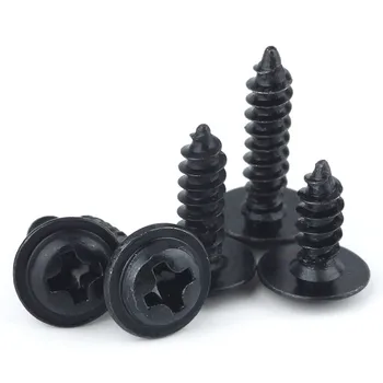 100PCS M1.7 M2 M2.3 M2.6 Black Round Head with Self-tapping Screws Pan Head with Self-tapping Screws
100PCS M1.7 M2 M2.3 M2.6 Black Round Head with Self-tapping Screws Pan Head with Self-tapping Screws