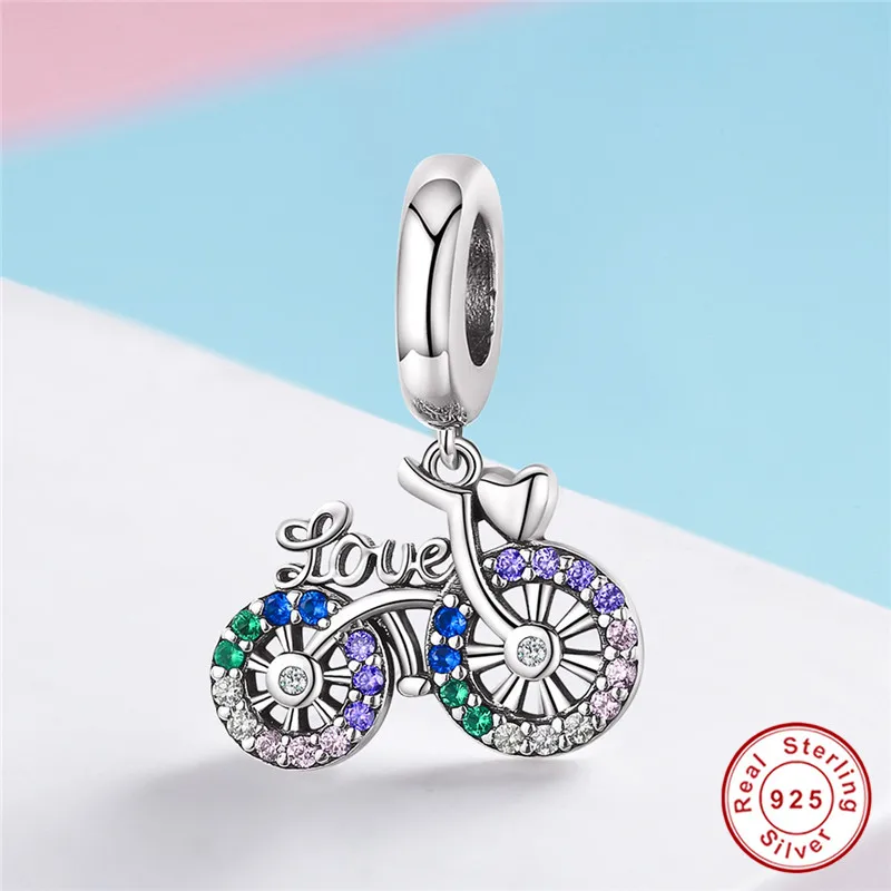 fit Pandora Bracelet Original 925 Sterling Silver Green&Purple Bike Charms S925 CZ Bicycle Beads for Necklace Jewelry Making
fit Pandora Bracelet Original 925 Sterling Silver Green&Purple Bike Charms S925 CZ Bicycle Beads for Necklace Jewelry Making