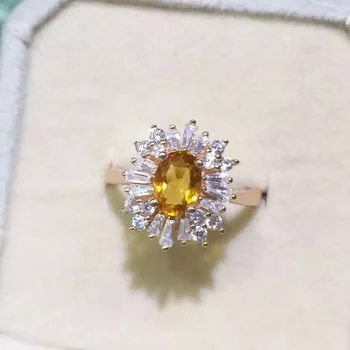 Natural citrine Ring Natural yellow crystal Ring S925 sterling silver trendy Elegant luxurious round women party gift Jewelry
Natural citrine Ring Natural yellow crystal Ring S925 sterling silver trendy Elegant luxurious round women party gift Jewelry