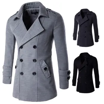 Drop shipping Men British Style Trench top Coat Mens Long trench Coat Masculino male Clothing Classic Double Breasted Overcoat
Drop shipping Men British Style Trench top Coat Mens Long trench Coat Masculino male Clothing Classic Double Breasted Overcoat