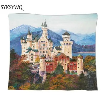 Oil painting castle tapestry psychedelic nature wall art tapestry 200 cm wall carpet new washing machine cover
Oil painting castle tapestry psychedelic nature wall art tapestry 200 cm wall carpet new washing machine cover