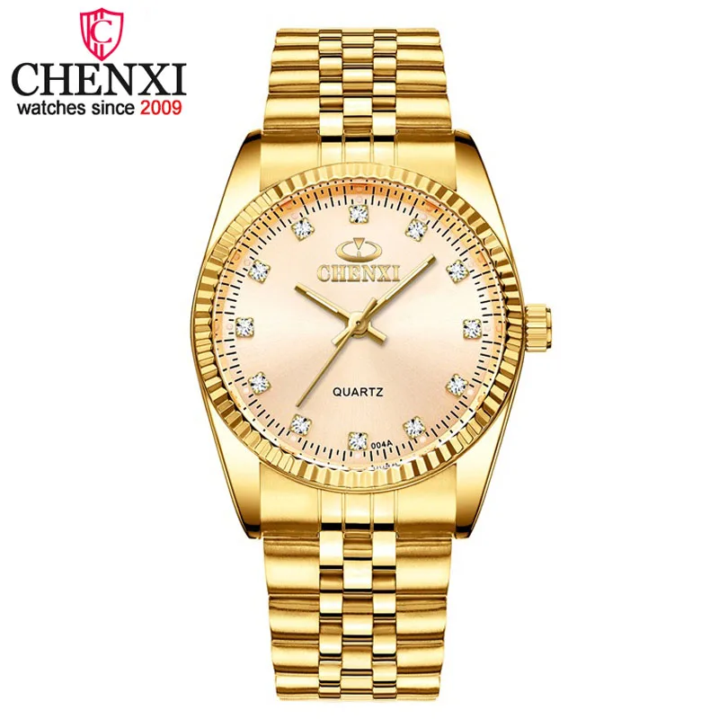 Men Gold Watches Luxury Brand CHENXI Watch Stainless Steel Quartz Men's Wristwatches relogio masculino horloge man reloj hombre
Men Gold Watches Luxury Brand CHENXI Watch Stainless Steel Quartz Men's Wristwatches relogio masculino horloge man reloj hombre
