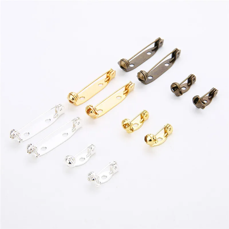 10Pcs/lot Copper Brooch Pins Findings Gold Silver Color Brooch Pins Base Back Bar with Safety Pins Clasps For DIY Jewelry Making
10Pcs/lot Copper Brooch Pins Findings Gold Silver Color Brooch Pins Base Back Bar with Safety Pins Clasps For DIY Jewelry Making