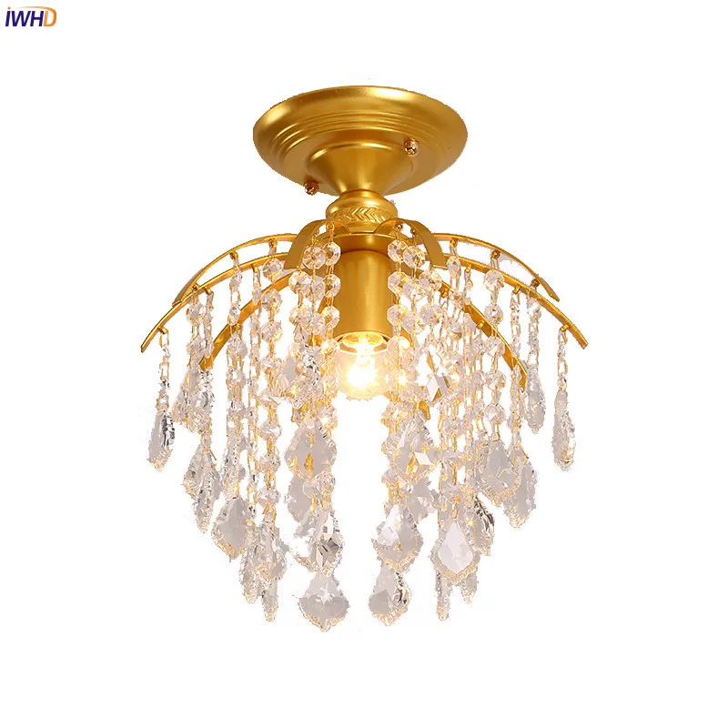 IWHD Amercian Crystal Ceiling Lamp Blacony Bedroom Living Room Light Cristal LED Ceiling Lights Plafonnier Home Lighting Plafon
IWHD Amercian Crystal Ceiling Lamp Blacony Bedroom Living Room Light Cristal LED Ceiling Lights Plafonnier Home Lighting Plafon