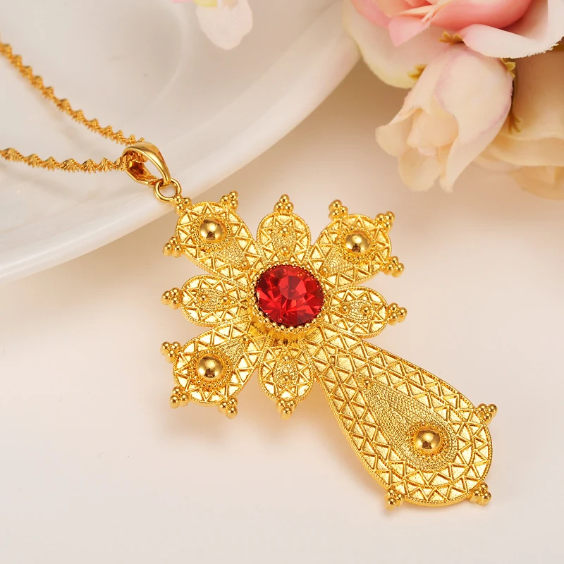 Bangrui Ethiopian Big Cross Pendant Necklaces for Women/Men, Gold Color Africa Ethiopia Crosses Jewelry Eritrea Items
Bangrui Ethiopian Big Cross Pendant Necklaces for Women/Men, Gold Color Africa Ethiopia Crosses Jewelry Eritrea Items