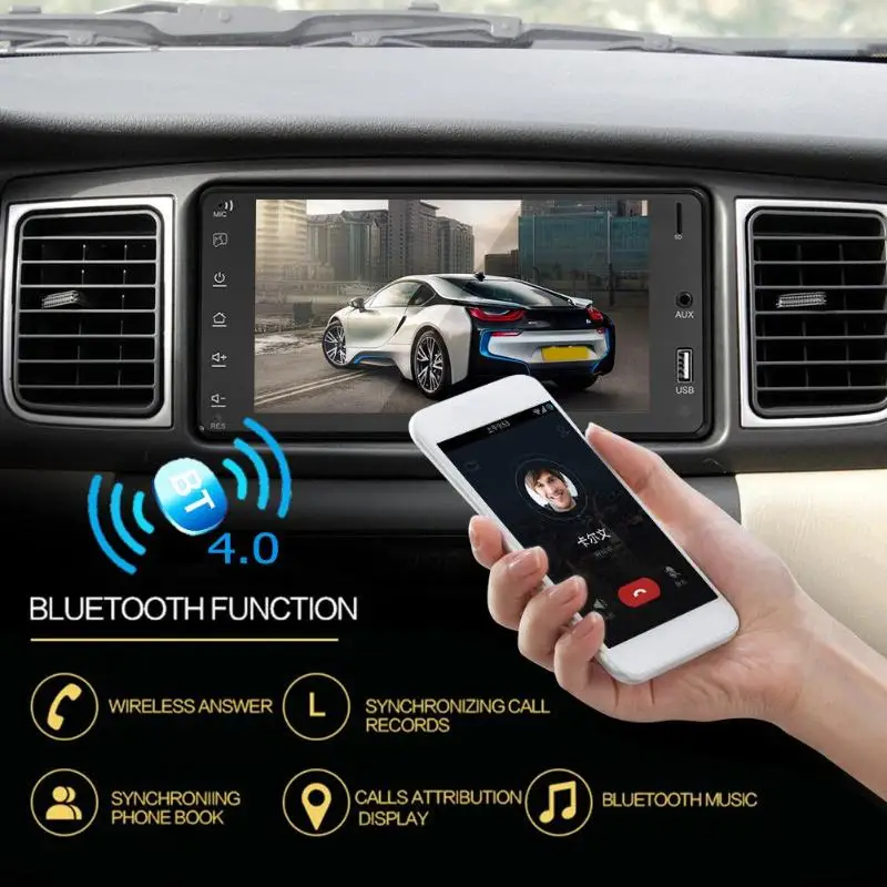 VODOOL 7 Inch Screen Vehicle Stereo MP5 Player Car DVR Camera Bluetooth FM Radio AUX USB for Corolla Car Intelligent System
VODOOL 7 Inch Screen Vehicle Stereo MP5 Player Car DVR Camera Bluetooth FM Radio AUX USB for Corolla Car Intelligent System