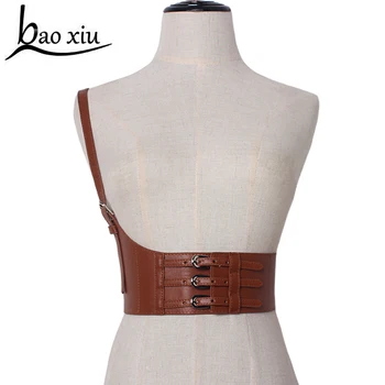 2019 Women's wide elastic leather belt Casual corset Belt Shoulder straps decoration Waist belt Girl Dress Suspenders
2019 Women's wide elastic leather belt Casual corset Belt Shoulder straps decoration Waist belt Girl Dress Suspenders