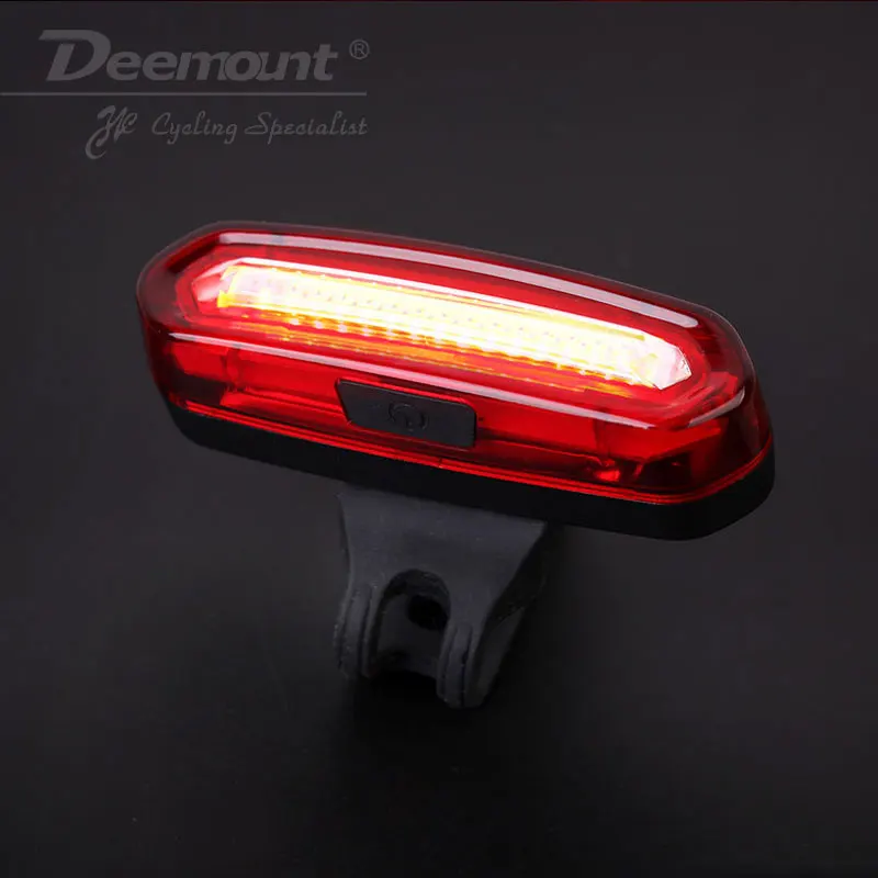 Image COB Rechargeable LED USB Mountain Bike Tail Light  MTB Safety Warning Colorful Bicycle Rear Light Lamp Bycicle Accessories