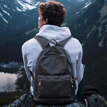 Muzee Retro Men USB Design Backpack Casual Canvas Bag Fashion Backpack Student bag Male Laptop Backpack Travel bag
Muzee Retro Men USB Design Backpack Casual Canvas Bag Fashion Backpack Student bag Male Laptop Backpack Travel bag