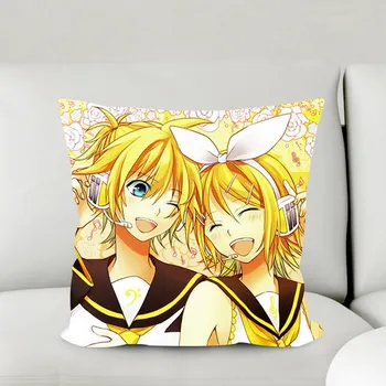 New Oct. Home Textile VOCALOID2 Anime Kagamine Rin Len 2WT 2way One-sided Two-sided Square Pillow Case Gift #41425B
New Oct. Home Textile VOCALOID2 Anime Kagamine Rin Len 2WT 2way One-sided Two-sided Square Pillow Case Gift #41425B