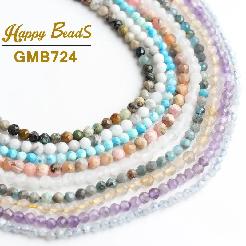 2-2.5mm Natural Faceted Apatite Howlite Quartzs Turquoises Stone Round Loose Beads For Jewelry Making DIY Bracelet 15'' strand
2-2.5mm Natural Faceted Apatite Howlite Quartzs Turquoises Stone Round Loose Beads For Jewelry Making DIY Bracelet 15'' strand