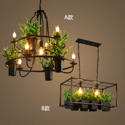 American country flower pots, plant chandeliers, industrial style restaurants, Internet cafes, iron chandeliers.
American country flower pots, plant chandeliers, industrial style restaurants, Internet cafes, iron chandeliers.