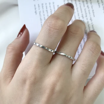New 925 sterling silver Greece letter rings silver fashion wild Greece Classical letter open rings for women charms jewelry gift
New 925 sterling silver Greece letter rings silver fashion wild Greece Classical letter open rings for women charms jewelry gift