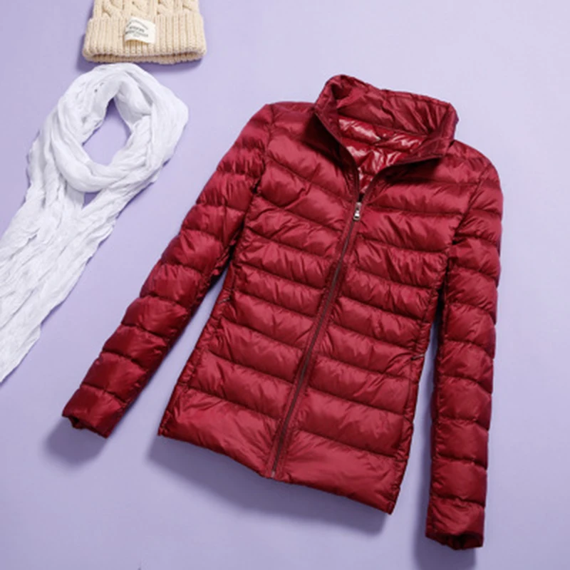Factory Outlet Autumn Winter Womens Bomber Coats Light Thin Stand Collar Female Slim Short Jackets Duck Down Filler Plus 3XL-7XL
Factory Outlet Autumn Winter Womens Bomber Coats Light Thin Stand Collar Female Slim Short Jackets Duck Down Filler Plus 3XL-7XL