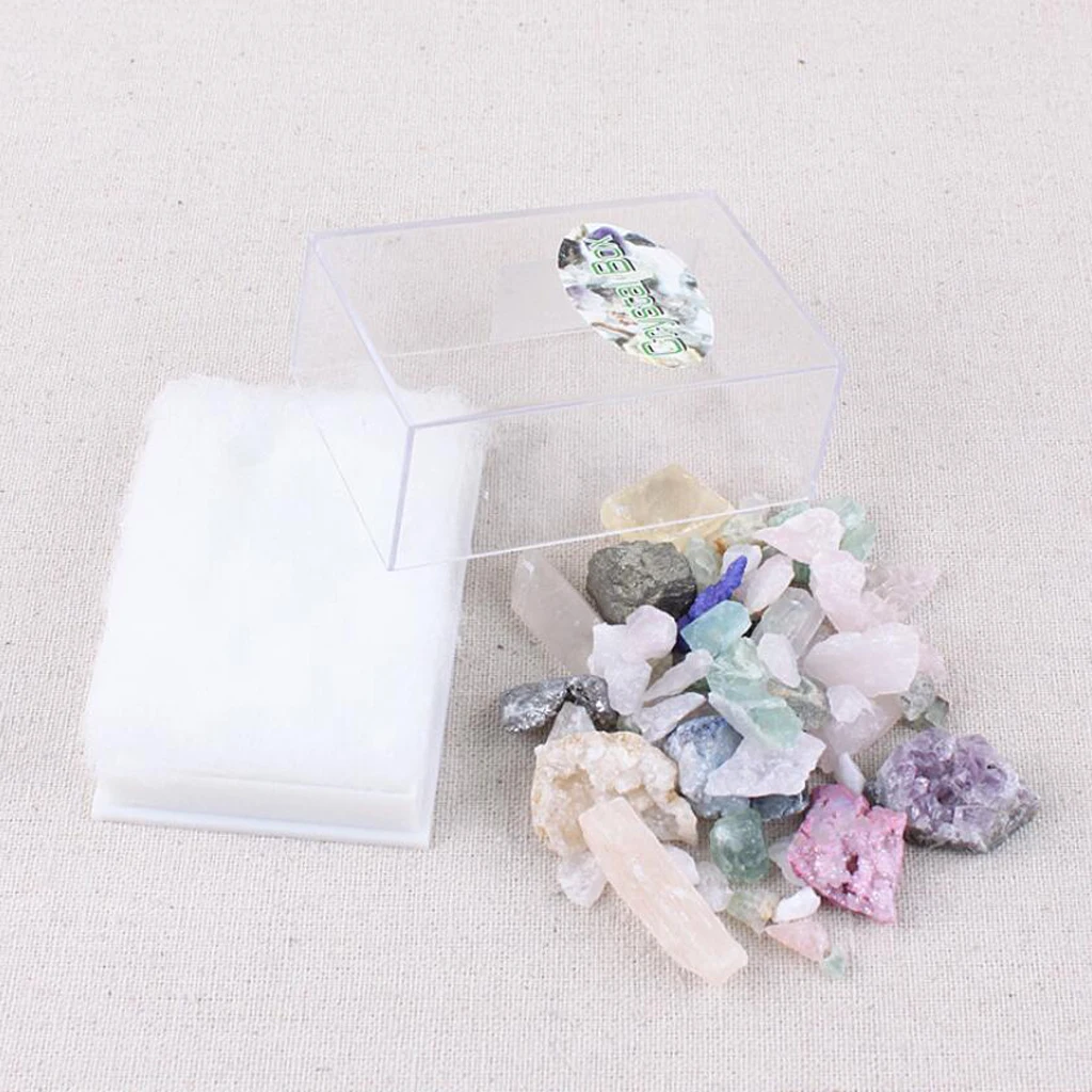 Rock & Mineral Collection PK218 Geology Science Kit Earth Science Toy - Mixed Minerals