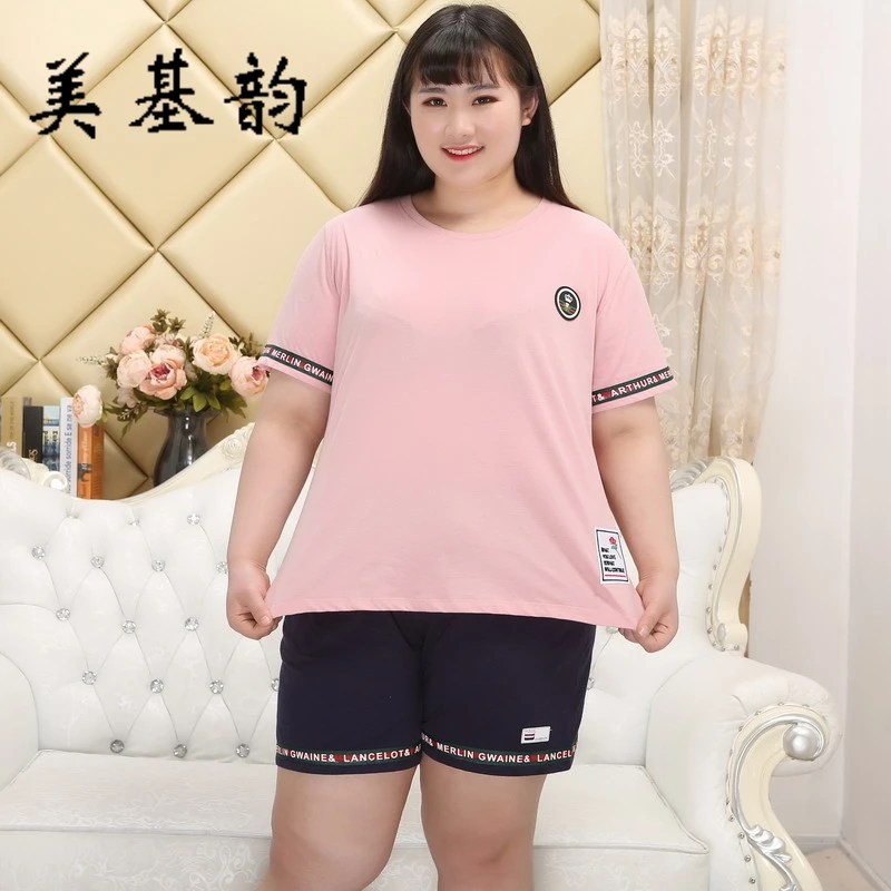 Free Shipping New 2018 plus size Short Sleeve Sleepwear Set Women Summer Large Size Pajama Set 100% Cotton Homewear Size XXL-5XL
Free Shipping New 2018 plus size Short Sleeve Sleepwear Set Women Summer Large Size Pajama Set 100% Cotton Homewear Size XXL-5XL