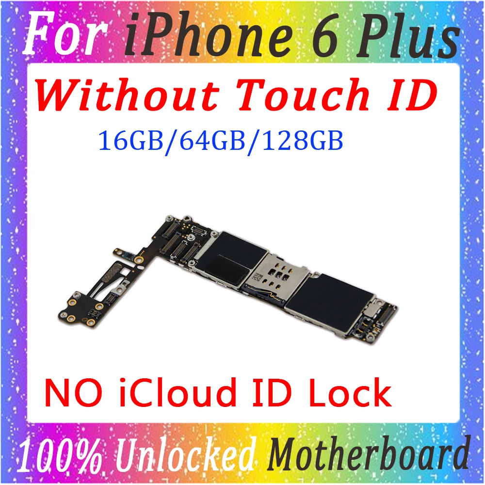 Motherboard for iphone 6 plus 5.5 inch No home button Touch ID Original unlocked main board install IOS system replaced MB plate
Motherboard for iphone 6 plus 5.5 inch No home button Touch ID Original unlocked main board install IOS system replaced MB plate