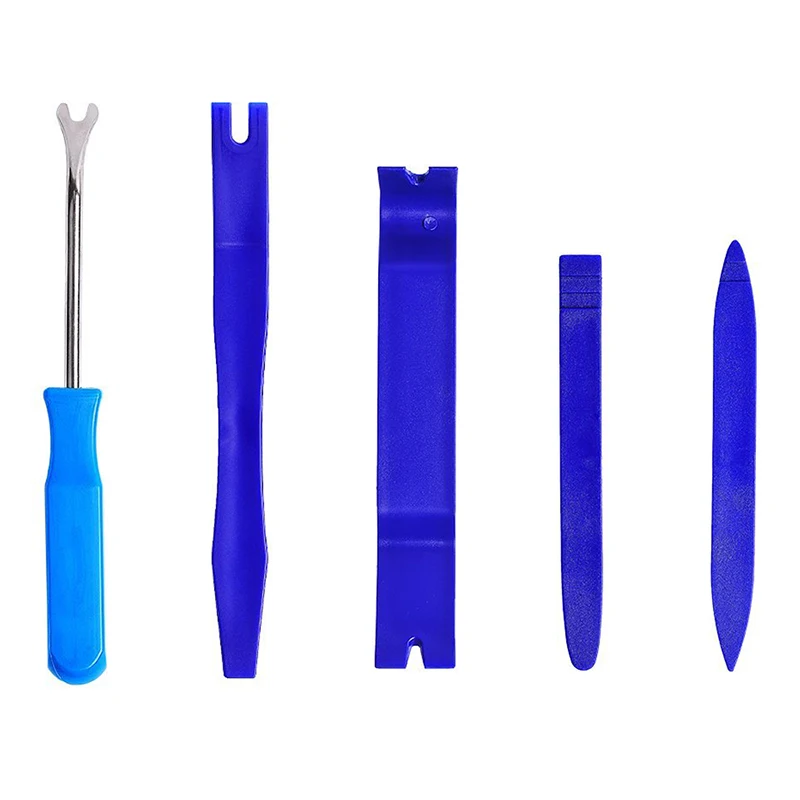 Auto Trim Removal Tool, 5 Pieces, Car Door Panel Upholstery Clip Removal Tool Kits with Fastener Remover, Pry and Installer Tool
Auto Trim Removal Tool, 5 Pieces, Car Door Panel Upholstery Clip Removal Tool Kits with Fastener Remover, Pry and Installer Tool