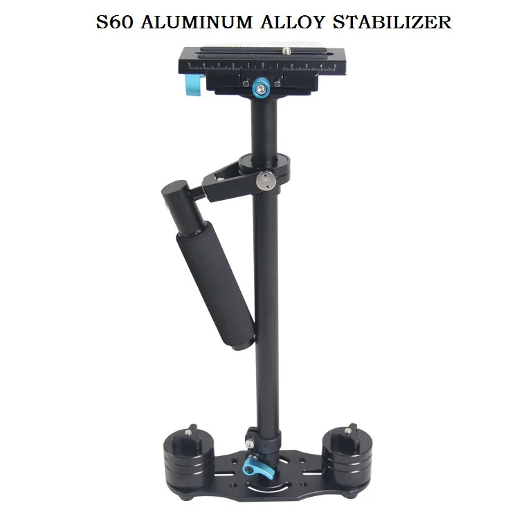 Высокое качество Новый S60L 60 см алюминиевый сплав Ручной Стабилизатор Steadicam для