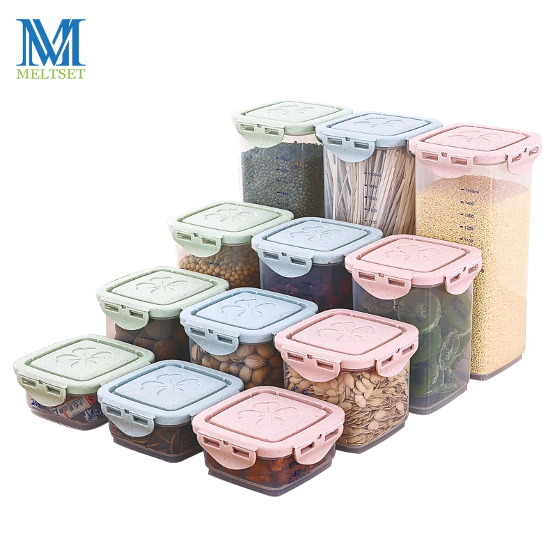 4 Sizes Transparent Kitchen Fridge Storage Organizer Box Plastic Spice Sealed Jar with Lid Bean Nut Grain Food Storage Container
4 Sizes Transparent Kitchen Fridge Storage Organizer Box Plastic Spice Sealed Jar with Lid Bean Nut Grain Food Storage Container