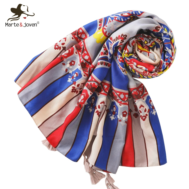 Marte&Joven Big Paisley Print Multicolor Pashmina Ladies Bohemian Autumn Winter Warm Scarves Women Big Size Wraps Shawl
Marte&Joven Big Paisley Print Multicolor Pashmina Ladies Bohemian Autumn Winter Warm Scarves Women Big Size Wraps Shawl