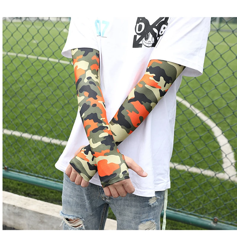 Summer Camouflage Cooling Arm Sleeve Sun Protection Ice Silk Sleeves Cover Sports Gloves for Driving Cycling Fishing Basketball
Summer Camouflage Cooling Arm Sleeve Sun Protection Ice Silk Sleeves Cover Sports Gloves for Driving Cycling Fishing Basketball