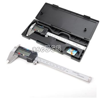 Vernier Caliper 150mm/6inch Micrometer 0-150mm Large Screen Electronic Digital Vernier Caliper Micrometer Rulers
Vernier Caliper 150mm/6inch Micrometer 0-150mm Large Screen Electronic Digital Vernier Caliper Micrometer Rulers