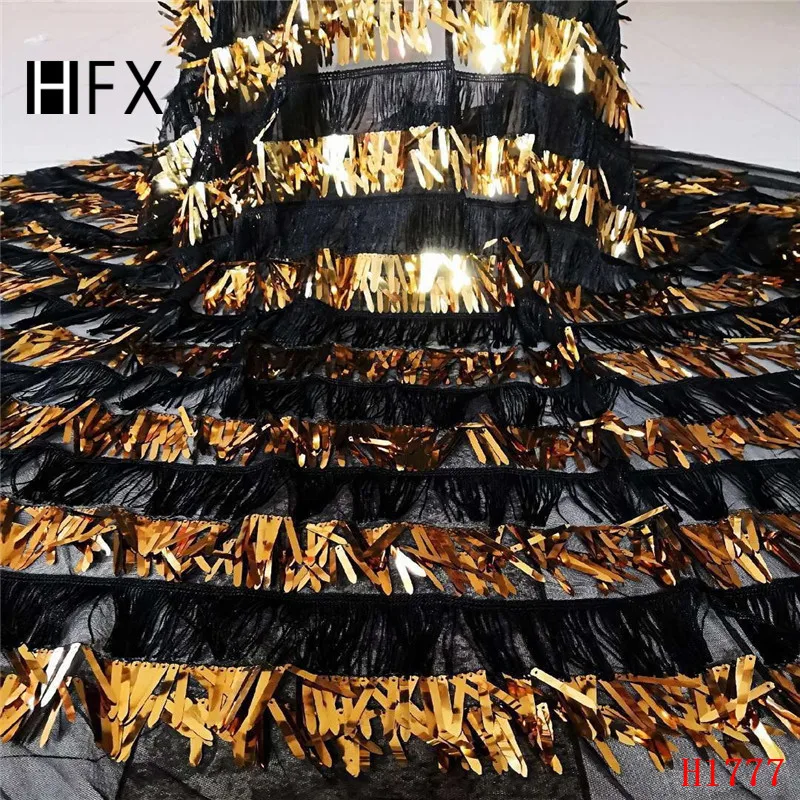 2019 High Quality Black Gold Nigerian French Tulle Lace Material African Net Lace Fabric For Party Dress Free shipping
2019 High Quality Black Gold Nigerian French Tulle Lace Material African Net Lace Fabric For Party Dress Free shipping