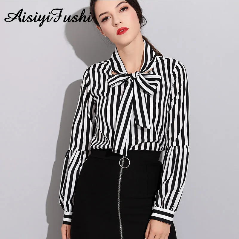 Autumn Women Work Black Striped Blouse Long Lantern Sleeve Casual Shirt Womens Fall Tops Office Blouse Striped Shirt Work Wear
Autumn Women Work Black Striped Blouse Long Lantern Sleeve Casual Shirt Womens Fall Tops Office Blouse Striped Shirt Work Wear