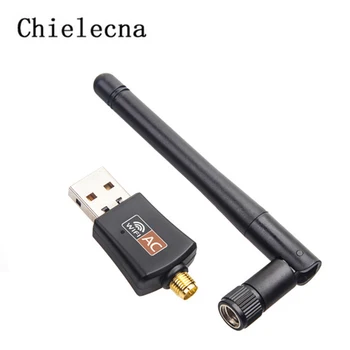 Chielecna 600Mbps 5Ghz 2.4Ghz USB Wifi Network Card USB Dual Band RTL8811AU Wifi Antenna Dongle LAN Adapter For Desktop/Laptop
Chielecna 600Mbps 5Ghz 2.4Ghz USB Wifi Network Card USB Dual Band RTL8811AU Wifi Antenna Dongle LAN Adapter For Desktop/Laptop
