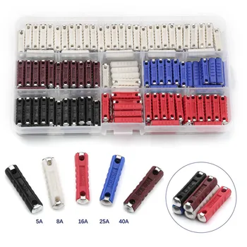 SVALID 200PCS Dia 6mm GBC Automotive EU Fuses 5/8/16/25/40AMP European Car/Auto 6 Models Bakelite Auto Blade Fuse Assortment Kit
SVALID 200PCS Dia 6mm GBC Automotive EU Fuses 5/8/16/25/40AMP European Car/Auto 6 Models Bakelite Auto Blade Fuse Assortment Kit