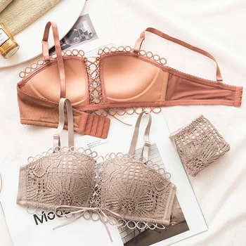 Roseheart Women Fashion Coffee Sexy Lingerie Push Up Bras Half Cup Bralette Wireless Lace Bow Cotton Panties Padded Bra Sets
Roseheart Women Fashion Coffee Sexy Lingerie Push Up Bras Half Cup Bralette Wireless Lace Bow Cotton Panties Padded Bra Sets