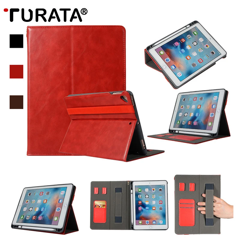 TURATA половина из натуральной кожи чехол для Apple iPad Mini 1/2/3/4 Авто Wake Up/ спать с Смарт