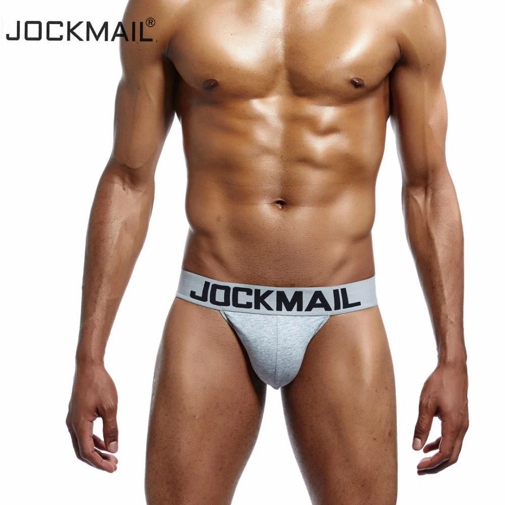 JOCKMAIL бренд низкая талия сексуальное мужское нижнее белье трусы хлопок