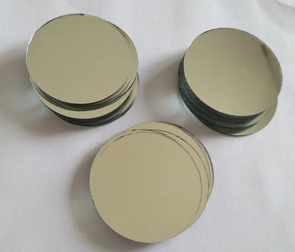 100PCS OF 3 inch Glass Round Mirror Mosaic Tiles Round Craft Mirrors DIY Accessory
100PCS OF 3 inch Glass Round Mirror Mosaic Tiles Round Craft Mirrors DIY Accessory