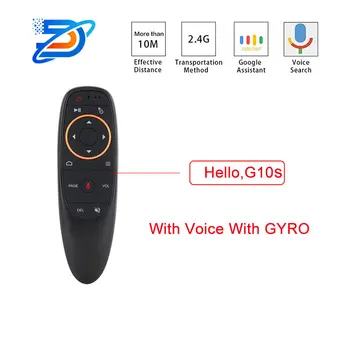 G10S Voice control Air Mouse 2.4GHz Wireless Gyro Google Microphone Remote IR Learning 6-axis for H96 X96 Android TV Box PC
G10S Voice control Air Mouse 2.4GHz Wireless Gyro Google Microphone Remote IR Learning 6-axis for H96 X96 Android TV Box PC