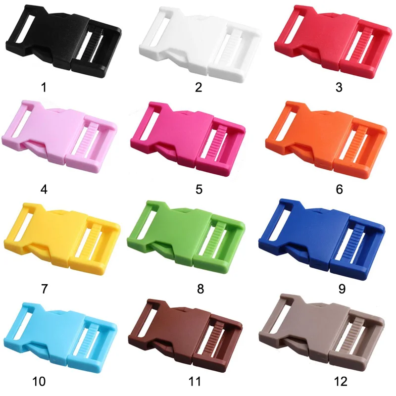 13 Colors Plastic Buckles for Outdoor Camping Paracord Bracelet Emergency Rope Buckle Survival Kits And Bags Parts & Accessories
13 Colors Plastic Buckles for Outdoor Camping Paracord Bracelet Emergency Rope Buckle Survival Kits And Bags Parts & Accessories