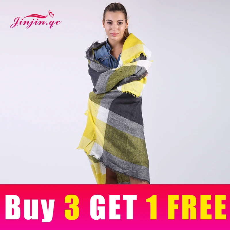 Jinjin.QC Brand Winter Scarf 2019 Tartan Cashmere Scarf Women Plaid Blanket Square Acrylic Basic Shawls Womens Scarves And Wraps
Jinjin.QC Brand Winter Scarf 2019 Tartan Cashmere Scarf Women Plaid Blanket Square Acrylic Basic Shawls Womens Scarves And Wraps