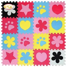 חדש! JCC תינוק קצף לשחק פאזל רצפת מחצלת, 6 יח'\חבילה שלובים תרגיל כושר שטיח שטיח מגן אריח לילדים (לא קצה) 30x30cm(China)