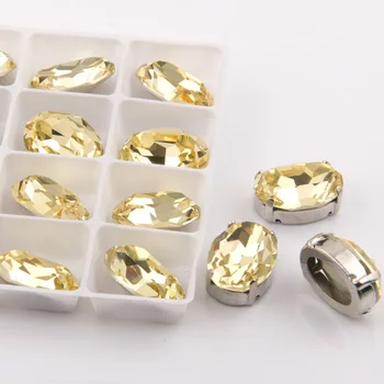 4120 Oval Jonquil Czech K9 Crystal Rhinestone DIY glass rhinestones with claw apply to Clothing Decoration
4120 Oval Jonquil Czech K9 Crystal Rhinestone DIY glass rhinestones with claw apply to Clothing Decoration